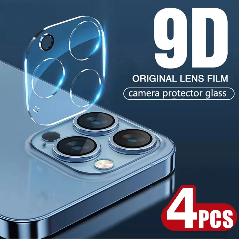 

4Pcs Full Cover Camera Lens Protector for iPhone 11 12 13 14 Pro Max Camera Protector for iPhone X XR XS Max 14 Tempered Glass