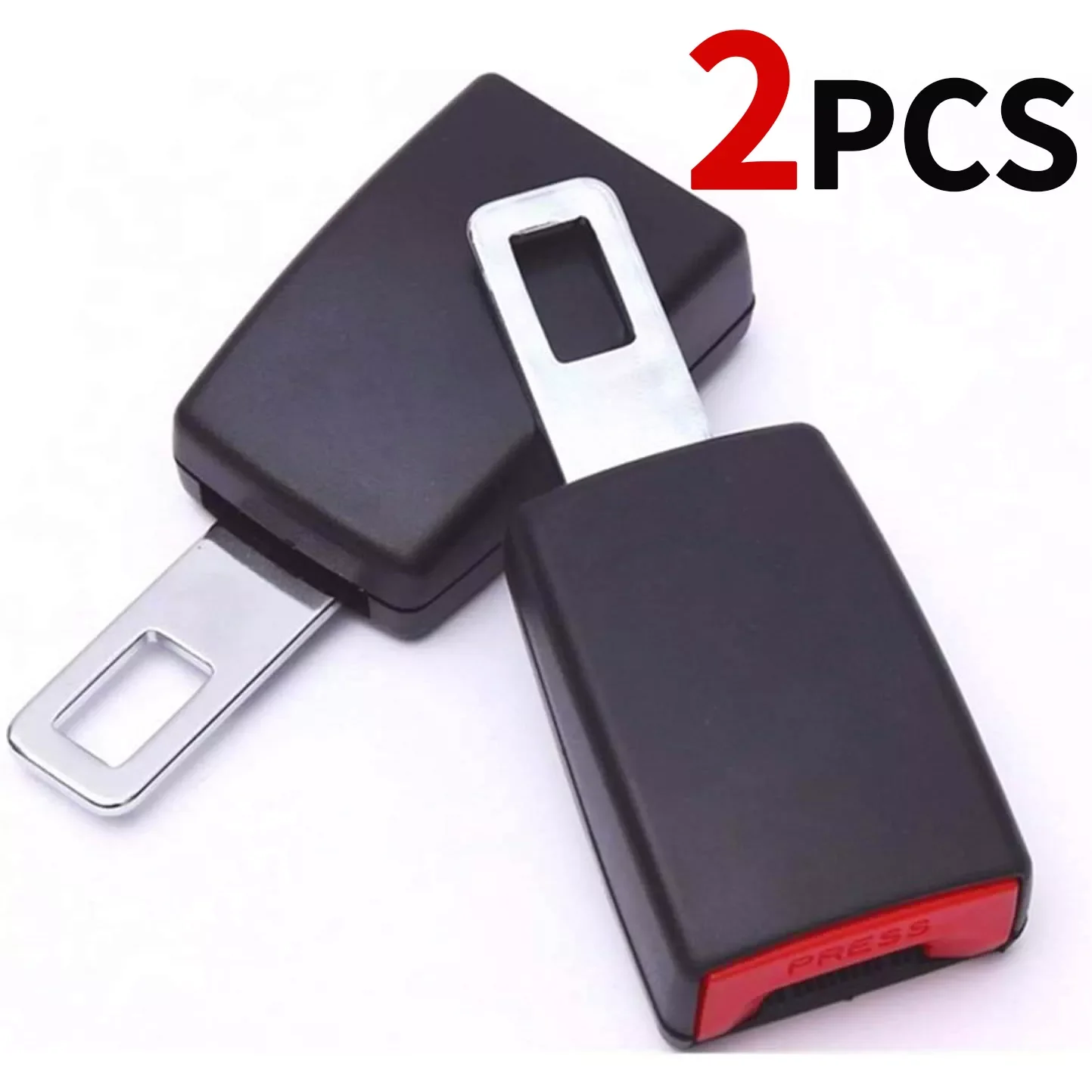 

2Pcs Car Seat Belt Buckle Clip Extender Car Safety Insuance Belts Extender Safety Belt Buckles Extension Accessories