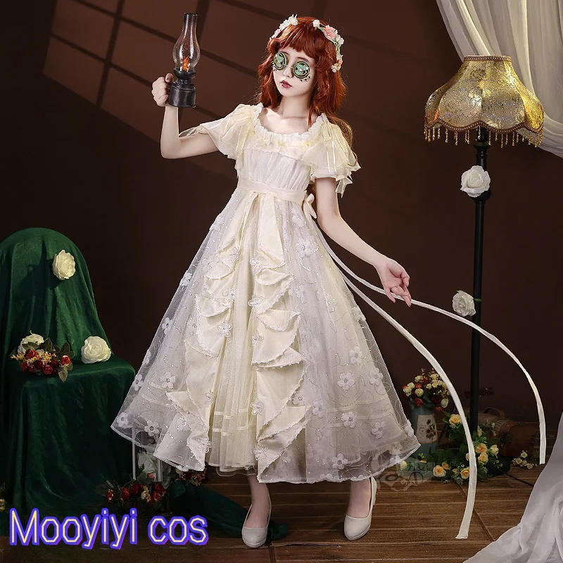 Identity V Emily Dyer Cosplay Costume for Halloween Christmas Role Playing Party Lydia Jones in stock Game Doctor S-L