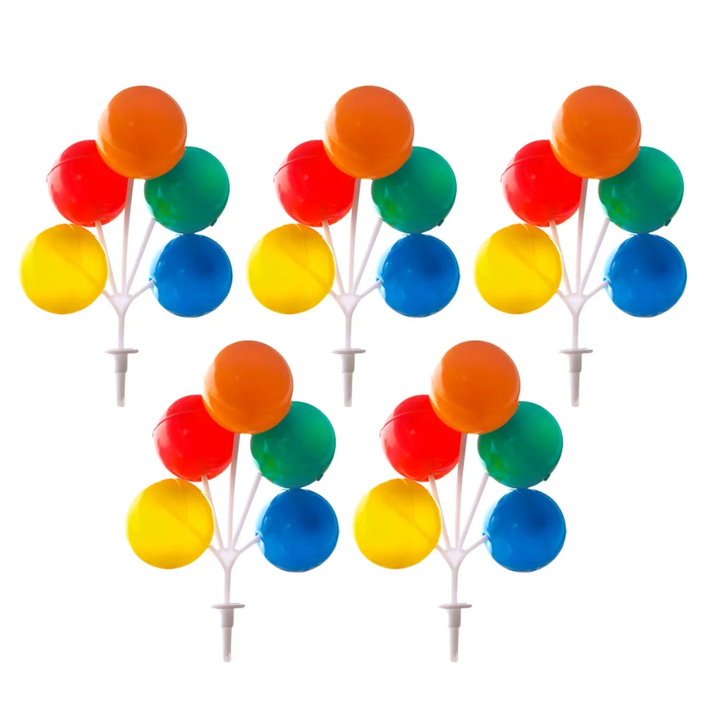 

Cake Balloon Toppers Cupcake Picks Topper Birthday Party Pick Dessert Decor Wedding Balloons Mini Baby Shower Toothpick