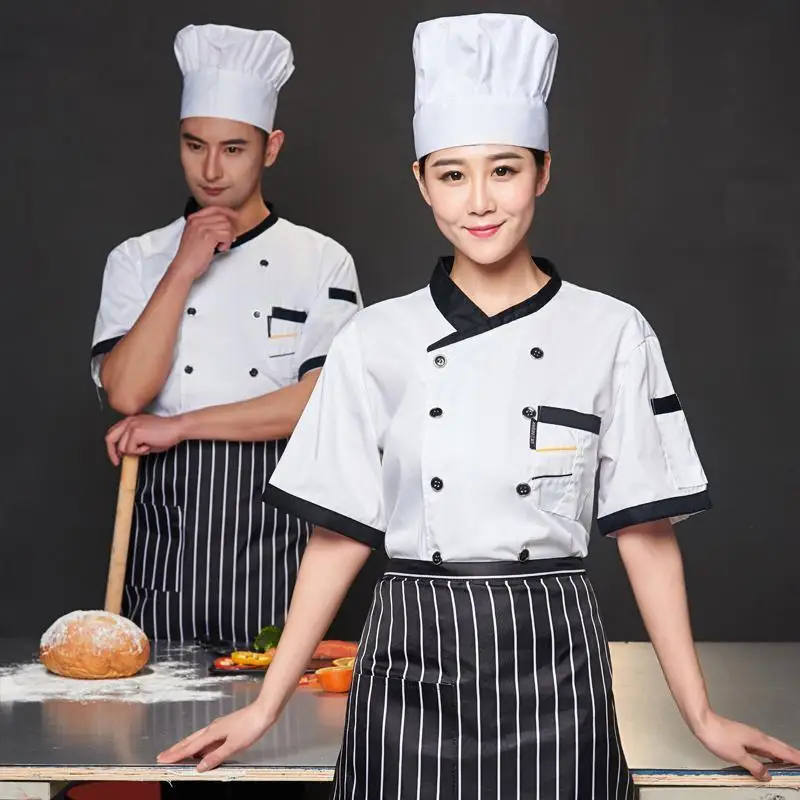 Куртка шеф-повара для мужчин и женщин туника кейтеринга одежда работы рубашка с