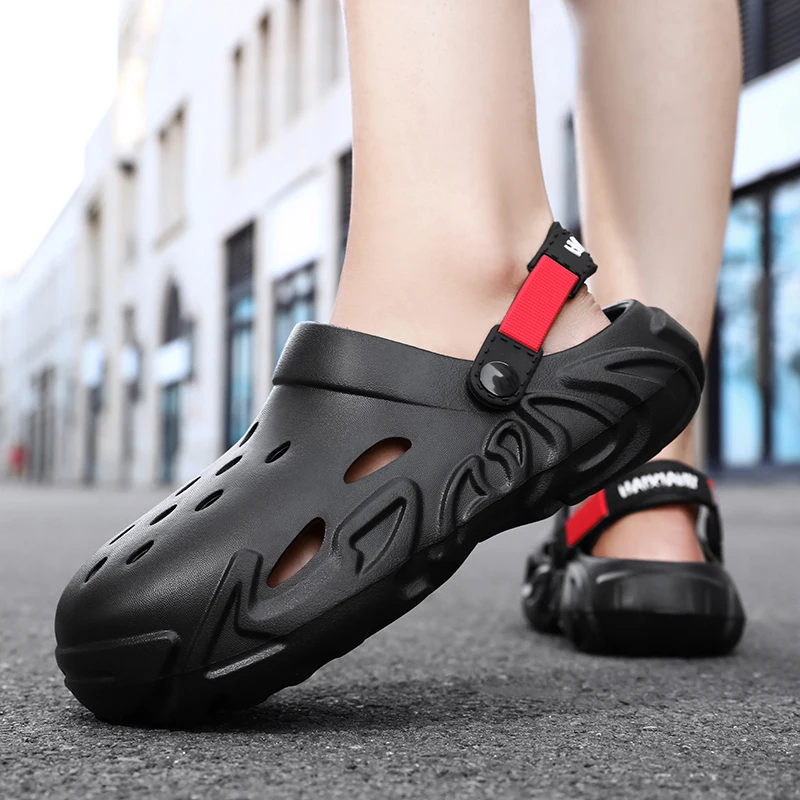 Сандалии пляжные легкие нескользящие для мужчин и женщин удобные шлепанцы