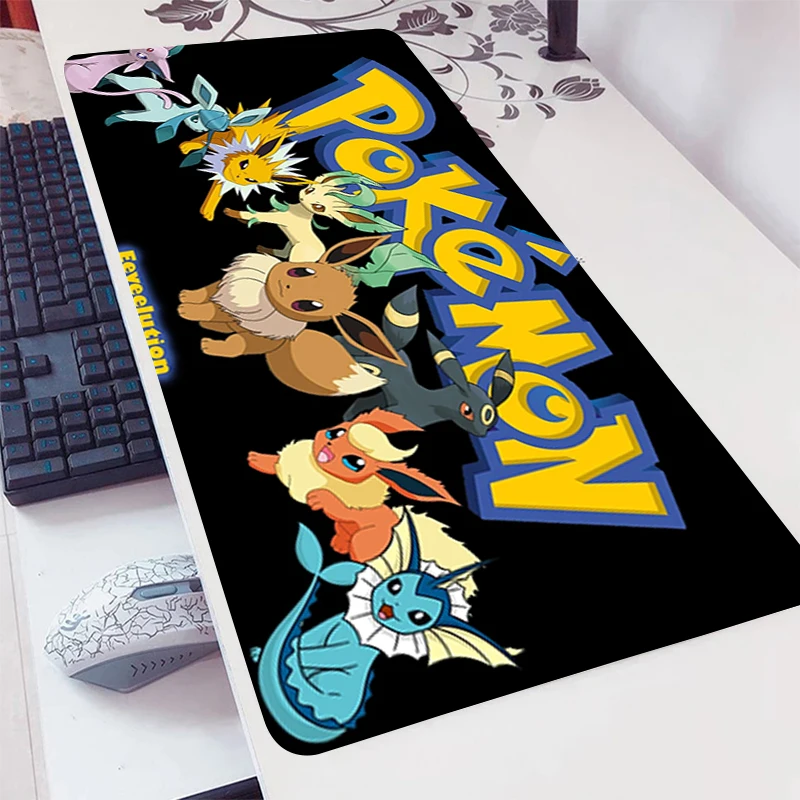 Pokemon Big Mousepepad Manga Carpet Keyboard Anime Diy Mouse Pad Kawaii Gaming Pc Accessories Computer Table Mat Cute Mousepad |