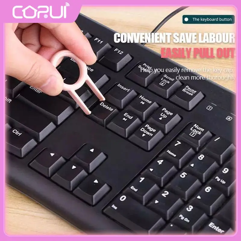 

Earphone Cleaning Pen Retractable Multifunctional Cleaner Keycap Puller Kit 7-in-1 Lectronics Cleaner Brush Kit Cleaning Tools