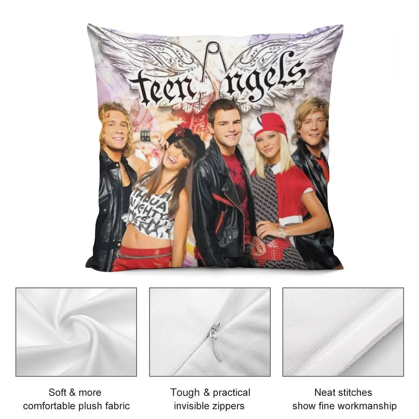 Casi Angeles Throw Pillow роскошные наволочки Рождественская наволочка подушка