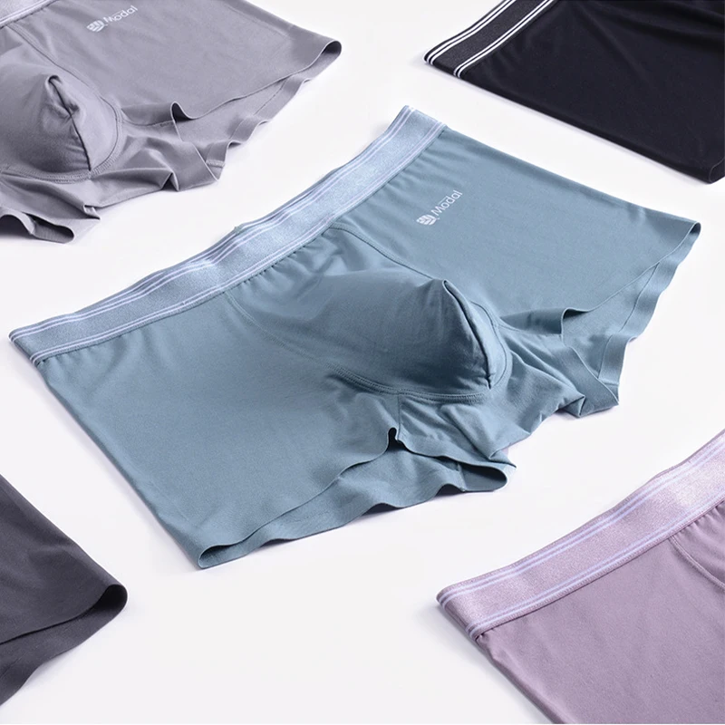 3Pcs High-quality Modal Men's Panties Thin Traceless Briefs Men's Plus Size 4XL Boxer Briefs Mens Boxers Pack Boxer Hombre Men