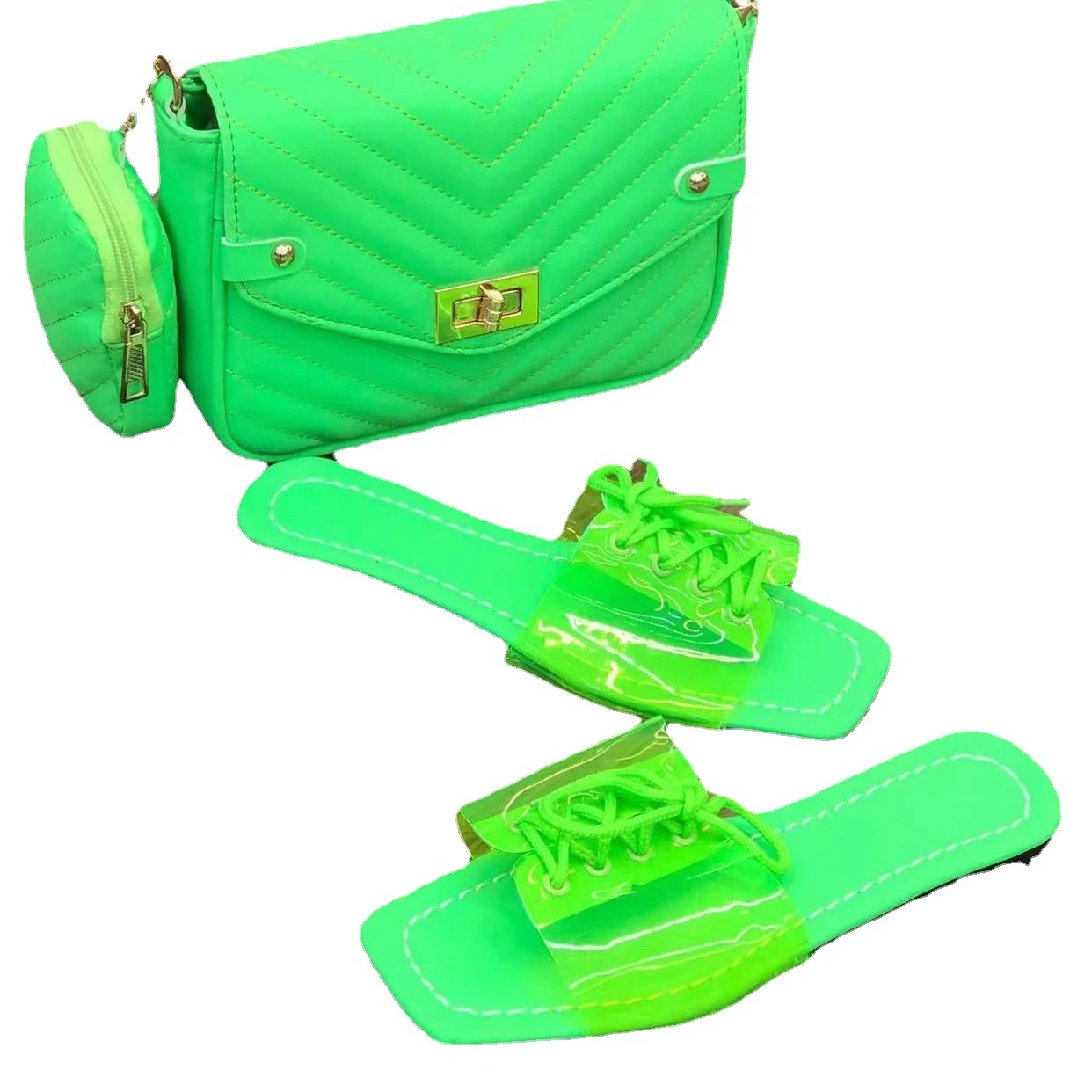 Summer Slippers Women 2022 Candy Color  Europe Women's Shoes Plus Size Slippers Outer Wear Lace-up Flat Flip-flops Beach Shoes