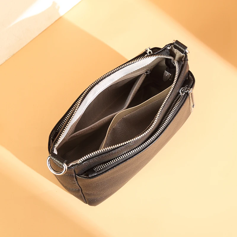 Женская кожаная сумка маленькая роскошная через плечо подушка модные