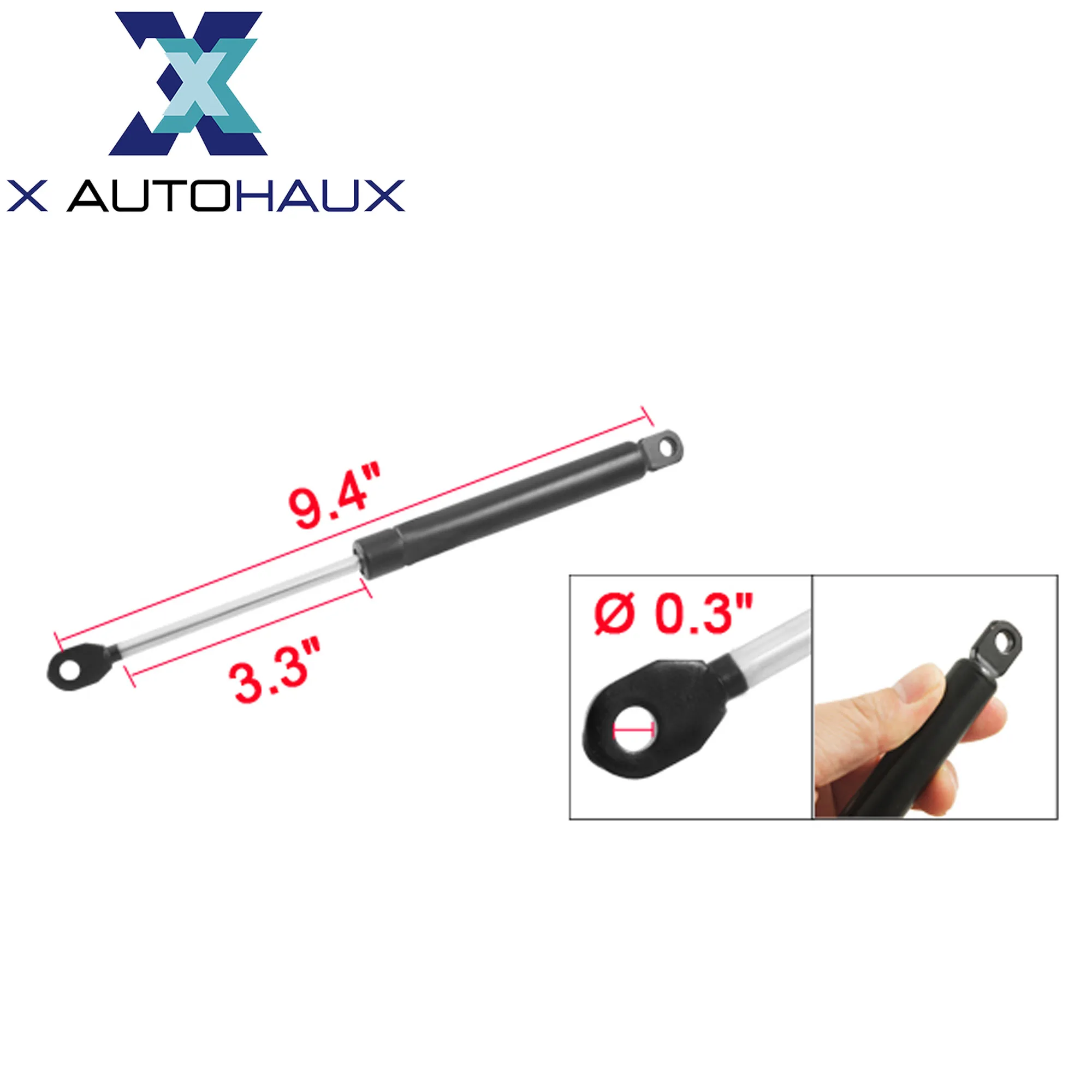 

X Autohaux Auto 9.4inch Gas Struts Bars Shock 30kg 33lb Force Lift Arm Rod Damper Support Gas Spring Absorber Car Accessories