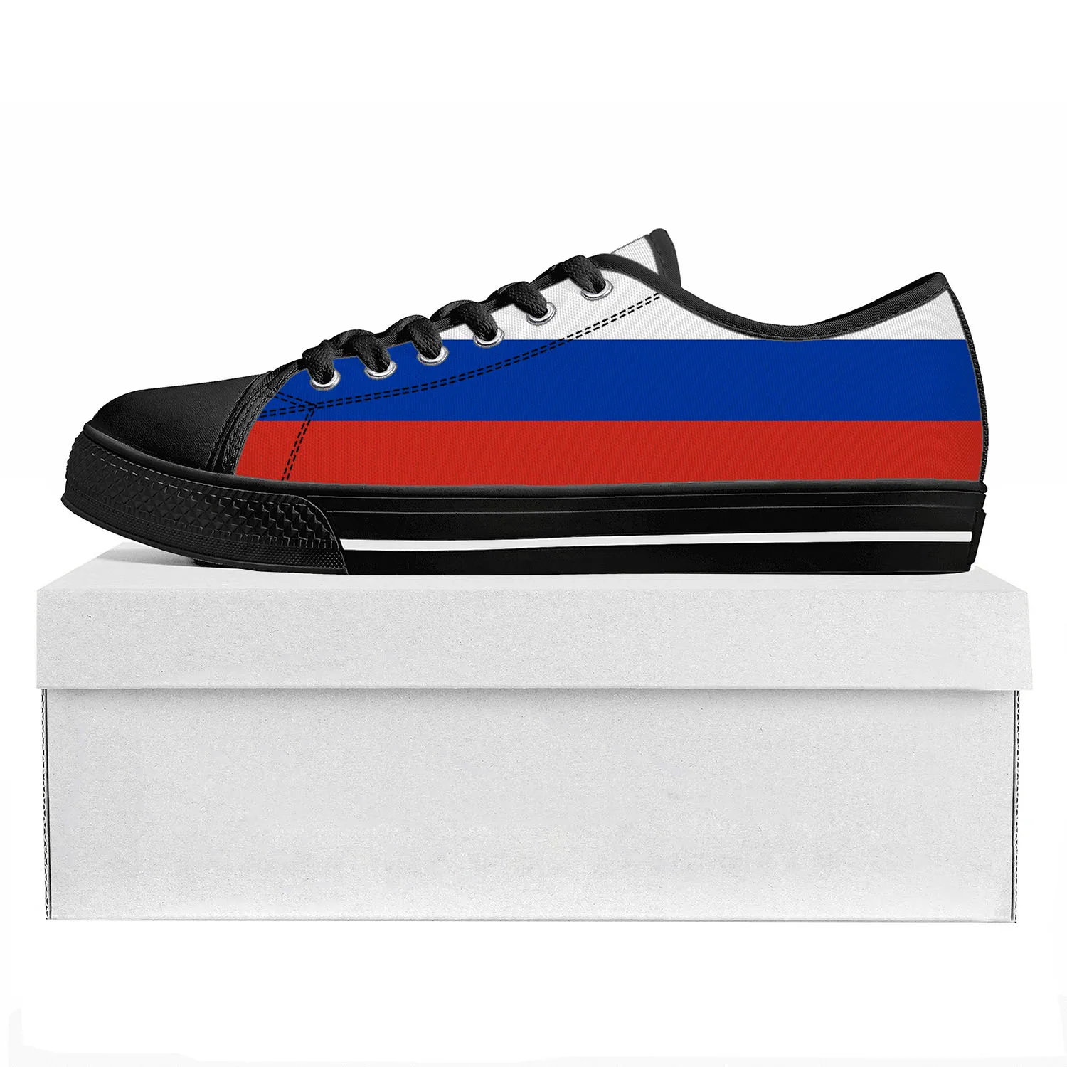 

Russian Flag Low Top High Quality Sneakers Mens Womens Teenager Canvas Sneaker Russia Prode Casual Couple Shoes Custom Shoe