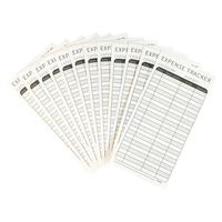 12pcs a6 budget sheets expense tracker bill organizer a6 budget binder cash envelope trackers for budgeting planner