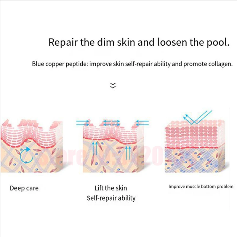 Синяя медная пептидная плотная лифтинговая сыворотка астаксантин