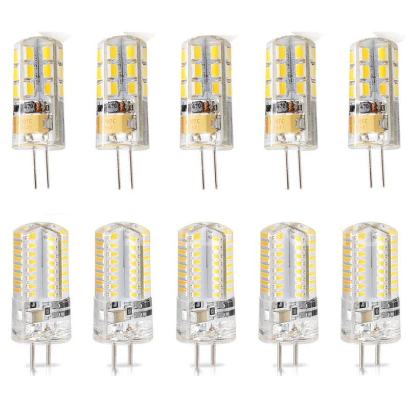 

10pcs/lot LED G4 5W 7W 9W Light Bulb AC DC 12V 220V LED Lamp SMD 3014 Spotlight Chandelier Replace Halogen Lamps Cold/Warm white