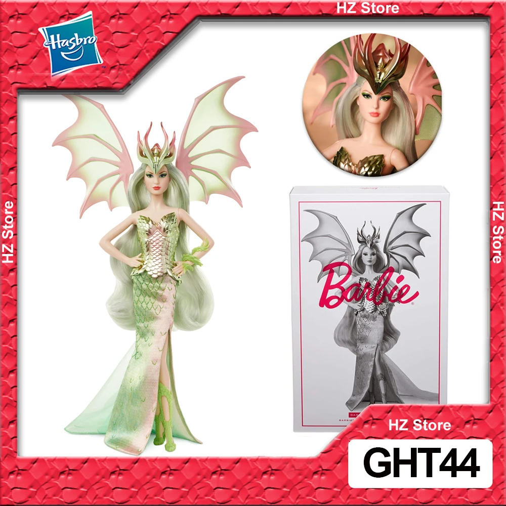 

Barbie Signature Mythical Muse Fantasy Dragon Empress Doll 15inch Collectible with Pastel-Colored Hair Wings Birthday Gift GHT44