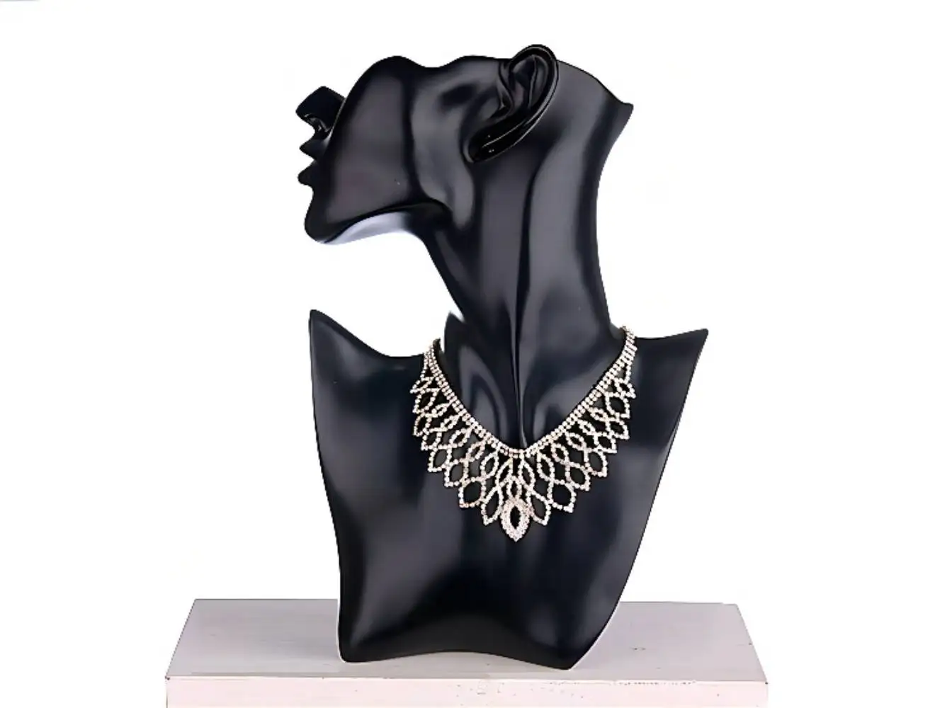 

Oraneden Silver Color Crystal Rhinestone Collar Chain Choker Necklace Bridal Women Wedding Party Sparkling Choker Jewelry Gifts