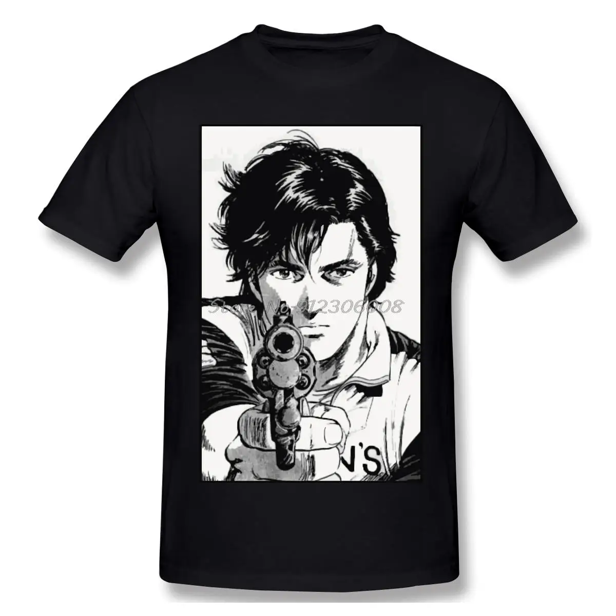 

New Summer TShirt Nicky Larson T-Shirt Cotton City Hunter Ofertas Tops Streetwear Harajuku