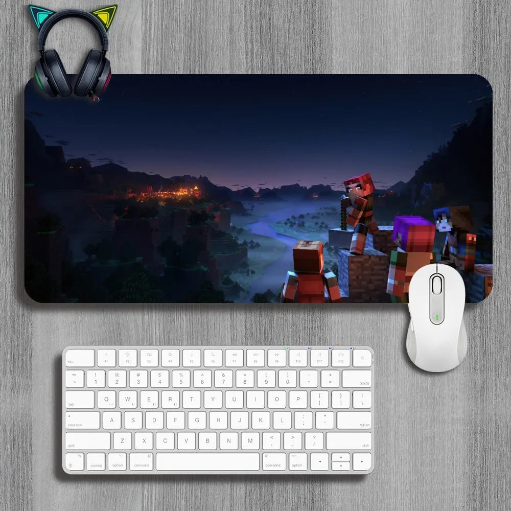 Игровой коврик для мыши M-Minecraft нескользящий утолщенный большой письма офиса