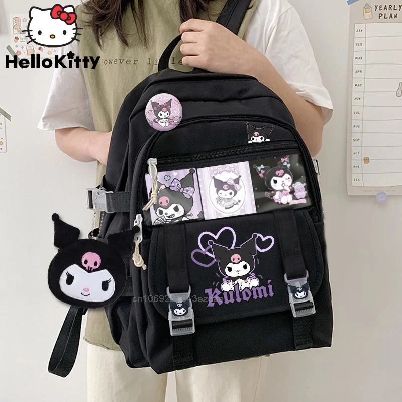 Kuromi Fashion Backpack Y2k Girl Harajuku Large Capacity Sho