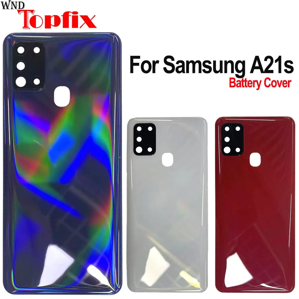 

New Cover For Samsung Galaxy A21S Back Battery Cover Door Rear Housing 6.5" For Samsung A217 A217F/DS Battery Cover With Lens