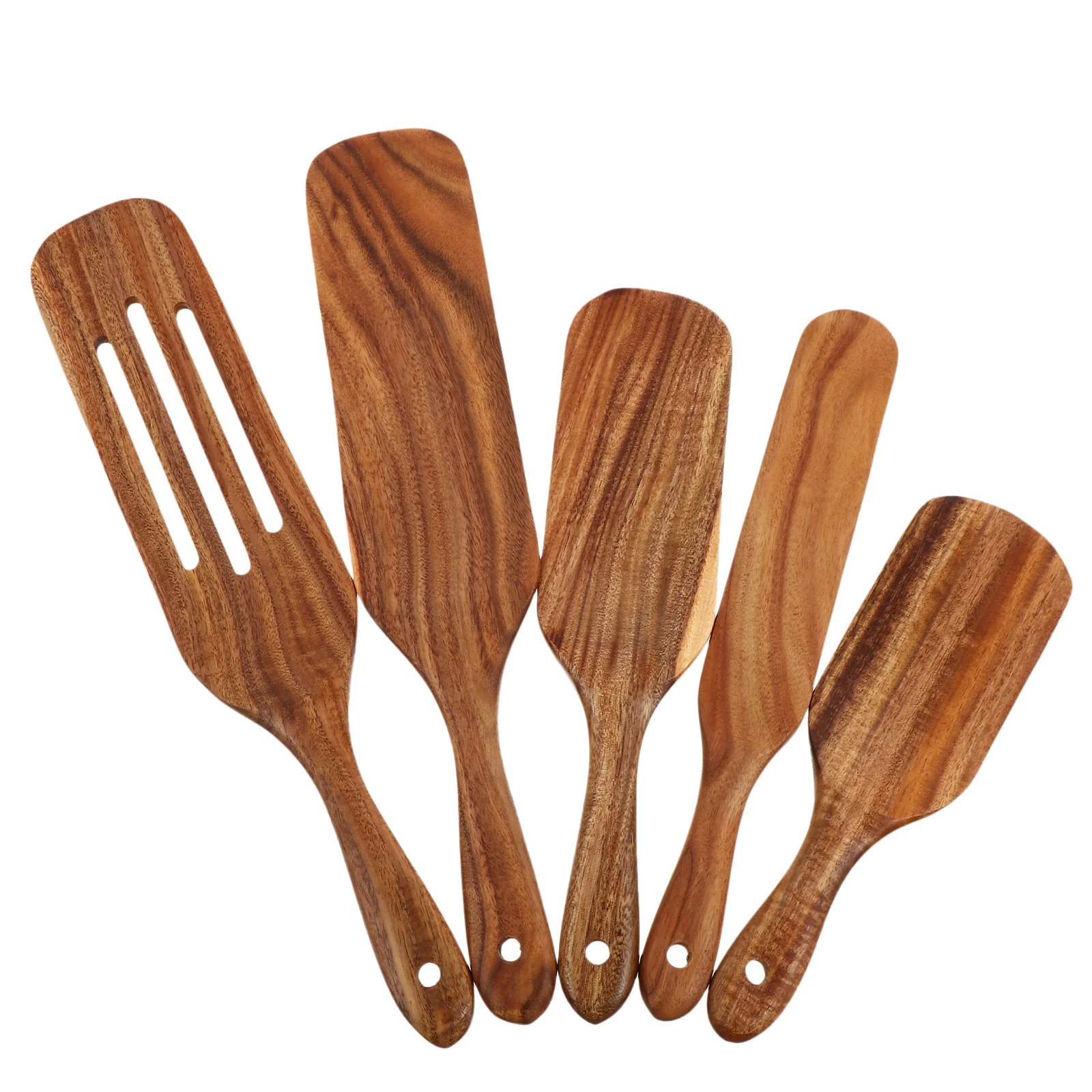 

1 Set of Kitchen Spatulas Cooking Utensils Bakery Wooden Tools for Kitchen