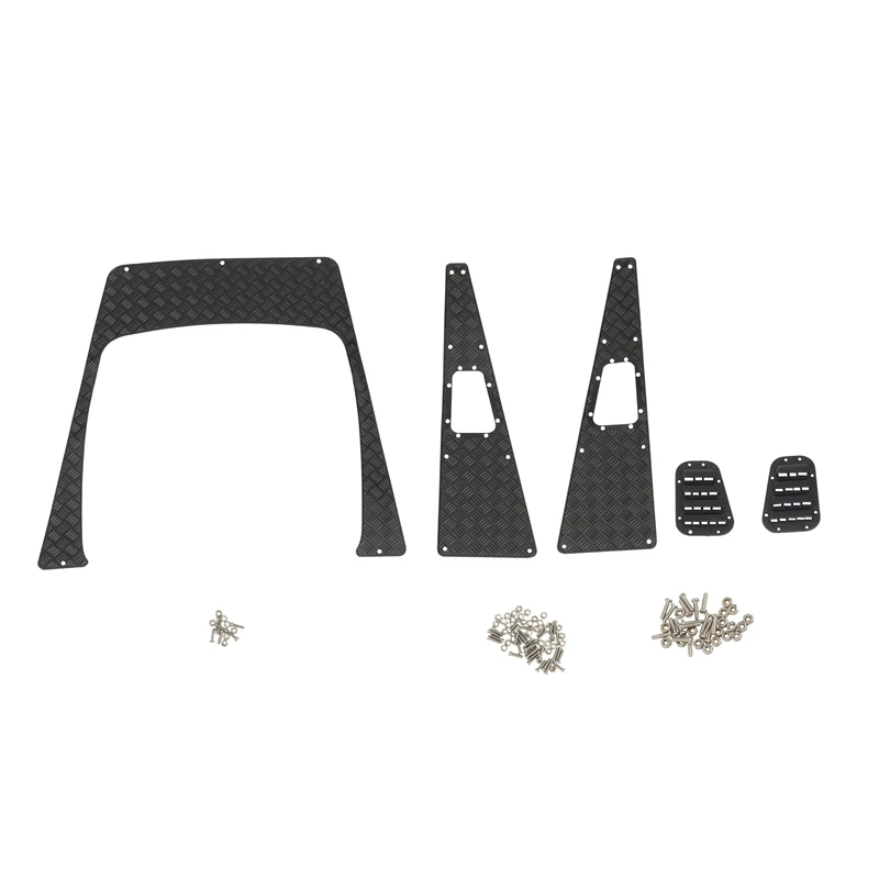

Metal Anti-Skid Plate Intake Grille Hood Skid Plate Decoration for Traxxas TRX4 TRX-4 Defender 1/10 RC Crawler Car