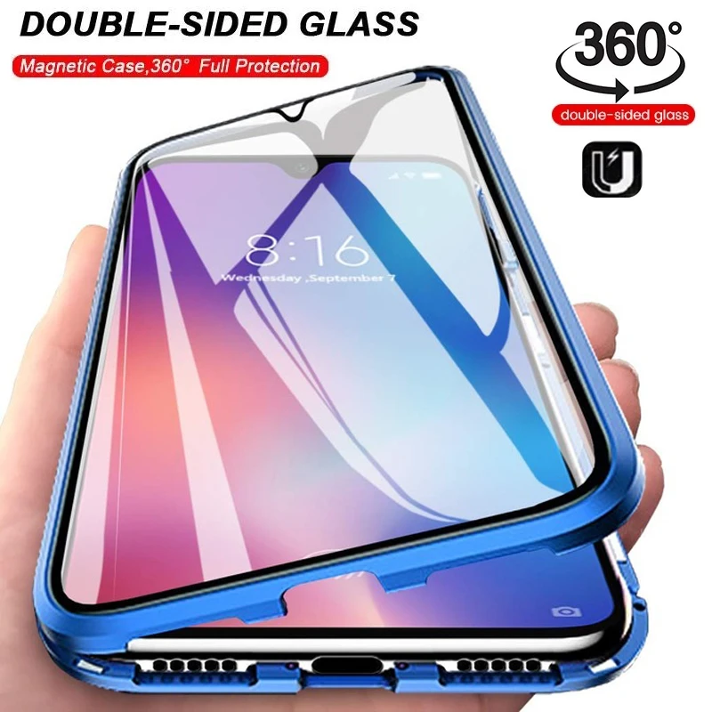 

360 ° Full Protection Metal Magnetic Case For XIAOMI MI 11i 11i Indian 11X Pro 11T Pro Double-Sided Glass screen protect Cover