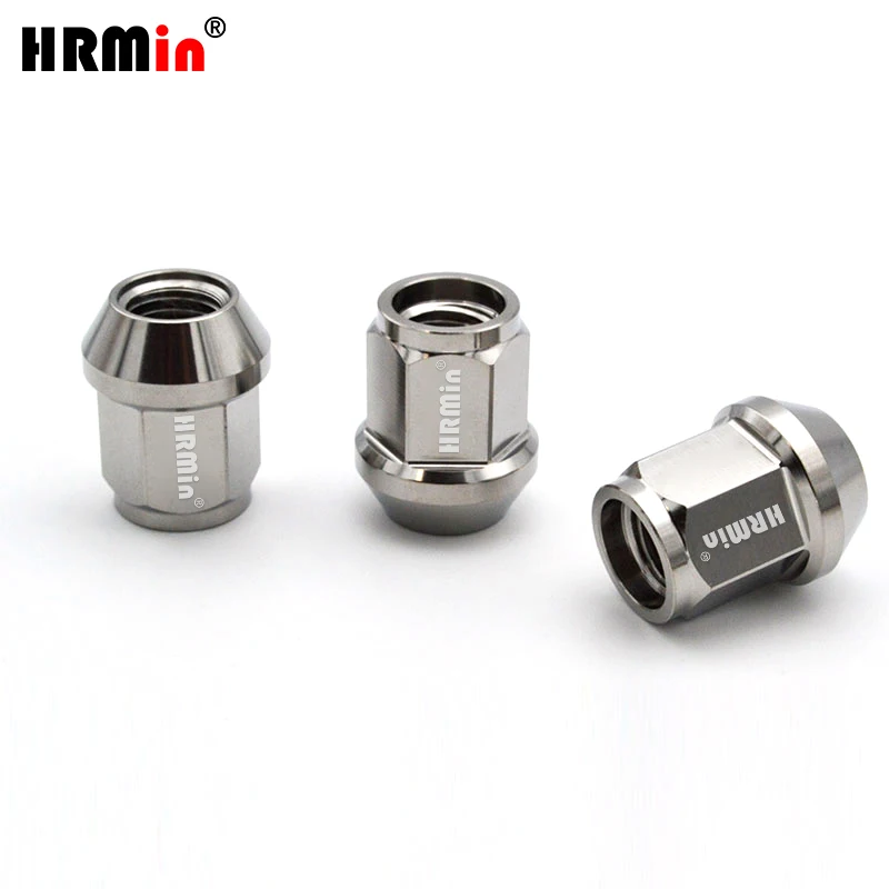 Гайка колесная HRMin M12*1.25мм, титановая, класс 5, с коническим седлом, для Nissan, Greatwall, Geely, Subaru, Suzuki и др. (art.: 3920db9508716) - 3920db9508716