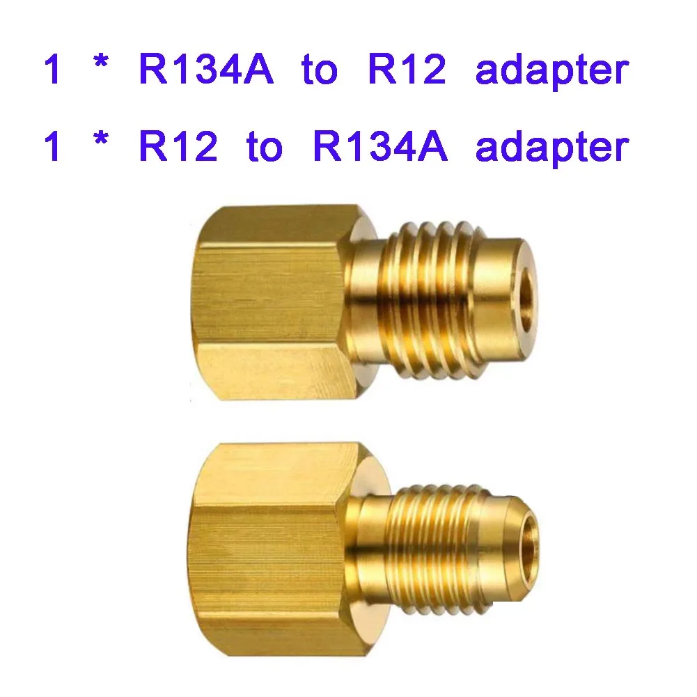 

Адаптер R12-R134a R134a-R12 1/4 женский рассеиватель 1/2 Acme адаптер для автомобильного кондиционера охлаждающая бутылка