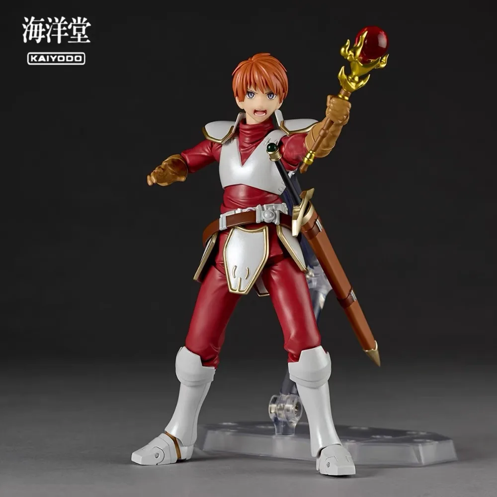 Фото В наличии Kaiyodo Wheel Technology Adol Christin Ys 1&2 Chronicles Ver. Фигурка персонажа, коллекционная модель, игрушки для хобби, подарки для поклонников №4