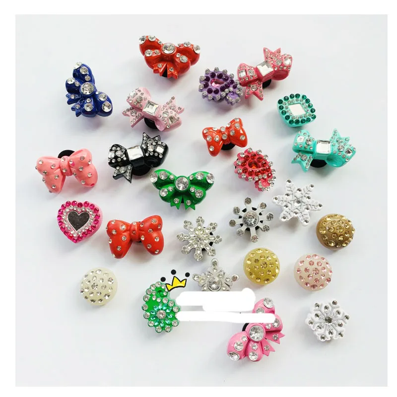 

Милые Подвески для обуви, оригинальные аксессуары, мультяшный бриллиант, бант, снежинки, обувь, пряжка, украшения для сандалий, подвески, под...