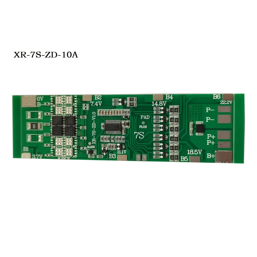 

1pc BMS 7S 24V 10A 15A 20A 30A Lithium Battery Protection Board With Battery Balancer Li-ion Pack BMS For Power Bank Charge