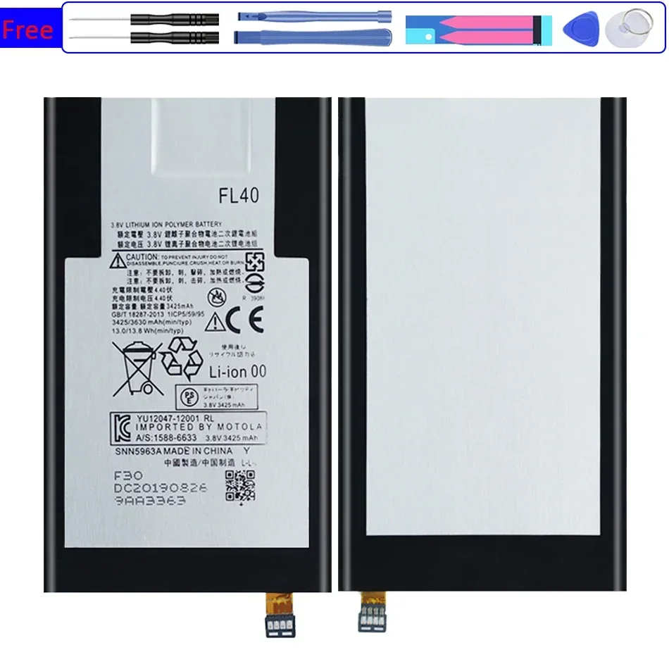 Аккумулятор Kikiss FL40 3630 мАч для Motorola Moto X 3A Play Dual XT1543 XT1544 XT1560 XT1561 XT1562 XT1563 XT1565