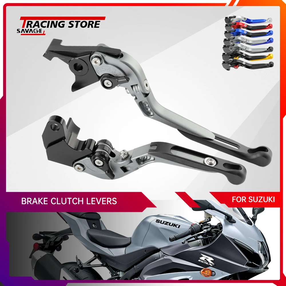 

Brake Clutch Levers For SUZUKI GSXR600 GSXR750 11-20 GSXR1000 2009-2022 Motorcycle Handle Folding Extendable GSXR 600 750 1000