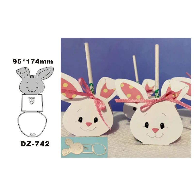 

Коробка с кроликом, новые металлические трафареты для штампов, трафареты для «сделай сам», скрапбукинг, декоративные поделки, тиснение, бум...