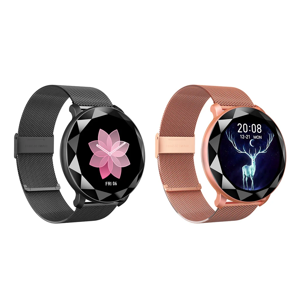 

Смарт-часы с сенсорным экраном, спортивные фитнес-часы IP67, водонепроницаемый спортивный браслет, менструальный цикл, напоминание о кислоро...