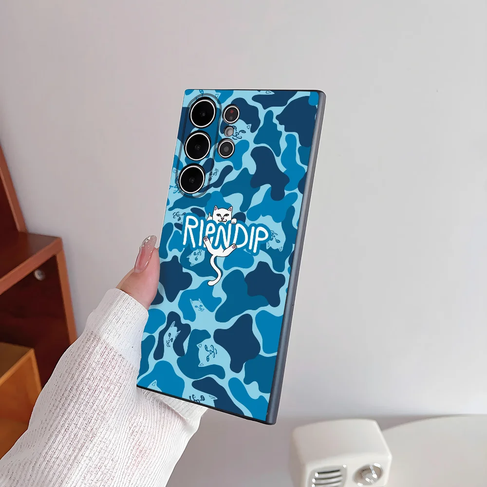 Фото Чехол для телефона скейтбордом R-Ripndips Samsung Galaxy S25 S24 S22 S23 Ultra S21 S20 Plus 5G, матовый нескользящий мягкий чехол с полным покрытием №3