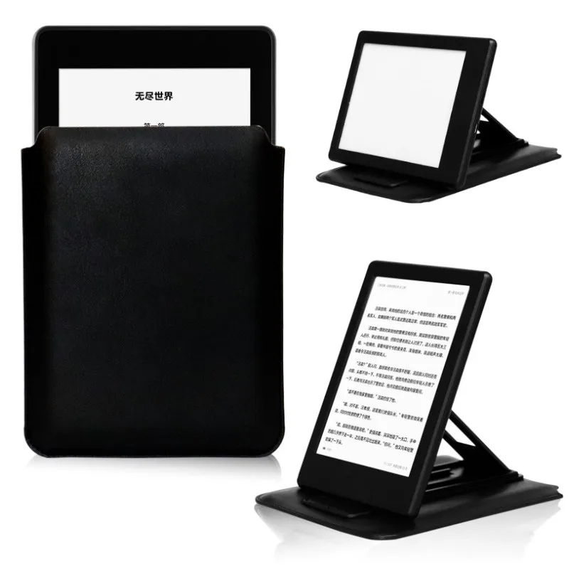 

Ultra Slim Sleeve Pouch Bag For Kobo Clare 2E 6" eBook Protective Cover Case with Rear Kickstand (Black)