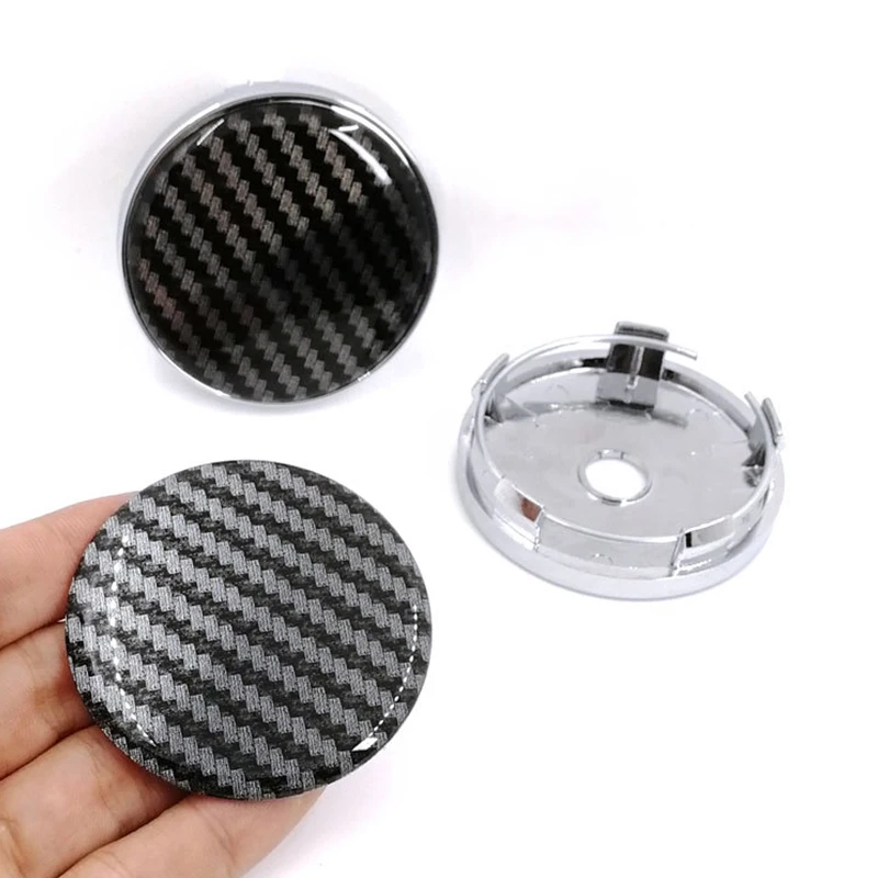 Углеродная черная 57 мм 58 Центральная крышка ступицы колеса автомобиля