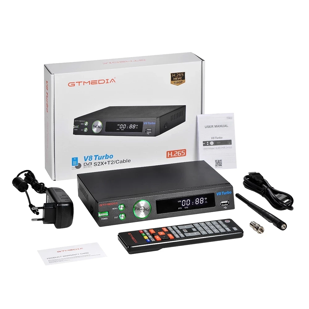 

Ship From Spain DVB-S2 Decoder GTMEDIA V8X Satellite TV Receiver DVB-S2X/S2/S 1080P HD HEVC H.265 10bit CCam Receptor Tuner