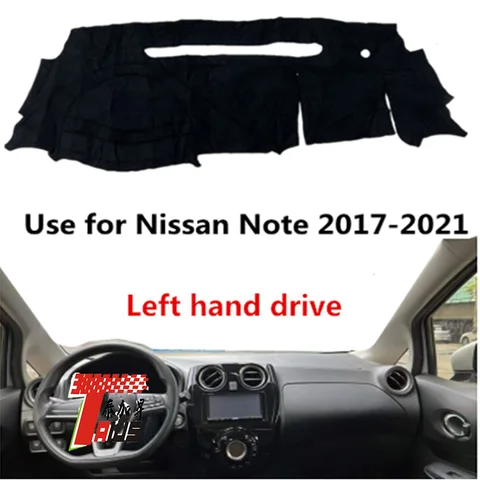 Классический высококачественный чехол TAIJS для приборной панели автомобиля из полиэстера для Nissan Note 2017-2021 с левым рулем