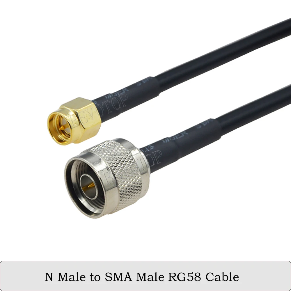 Новый коннектор RG58 L16 N папа-папа SMA RPSMA папа 50-3 обжимной соединитель для