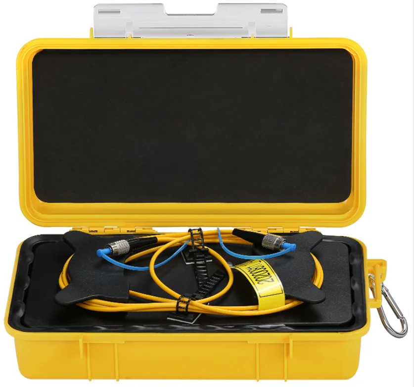 Good Quality FCUPC-FCUPC 500M 1KM 2KM SM Fiber tester FC UPC To FC UPC Fiber optic OTDR launch Cable Box Single Mode
