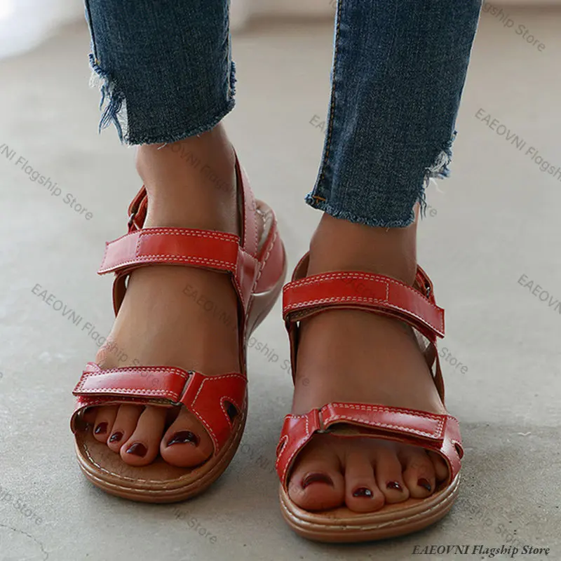 Women Sandals Summer Open Toe Female Shoes Breathable Women's Sandals Lightweight Casual Non-Slip Shoes Sandalias De Mujer