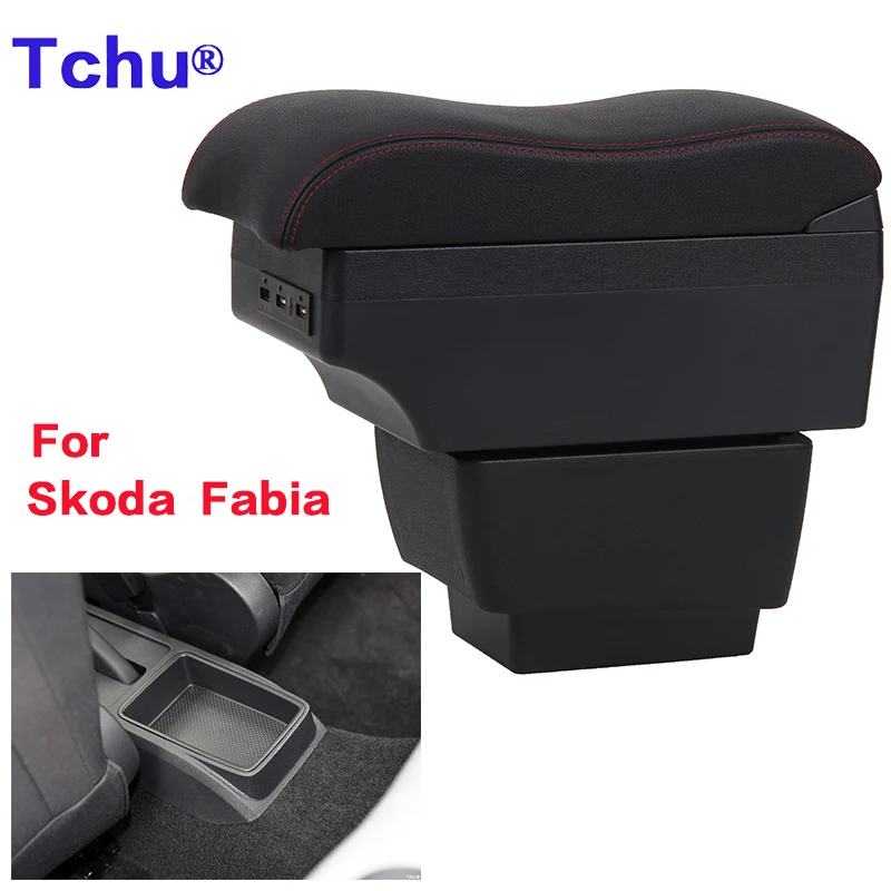 Подлокотник для Skoda Fabia 3 2015-2021 III Combi автомобильный подлокотник коробка хранения USB