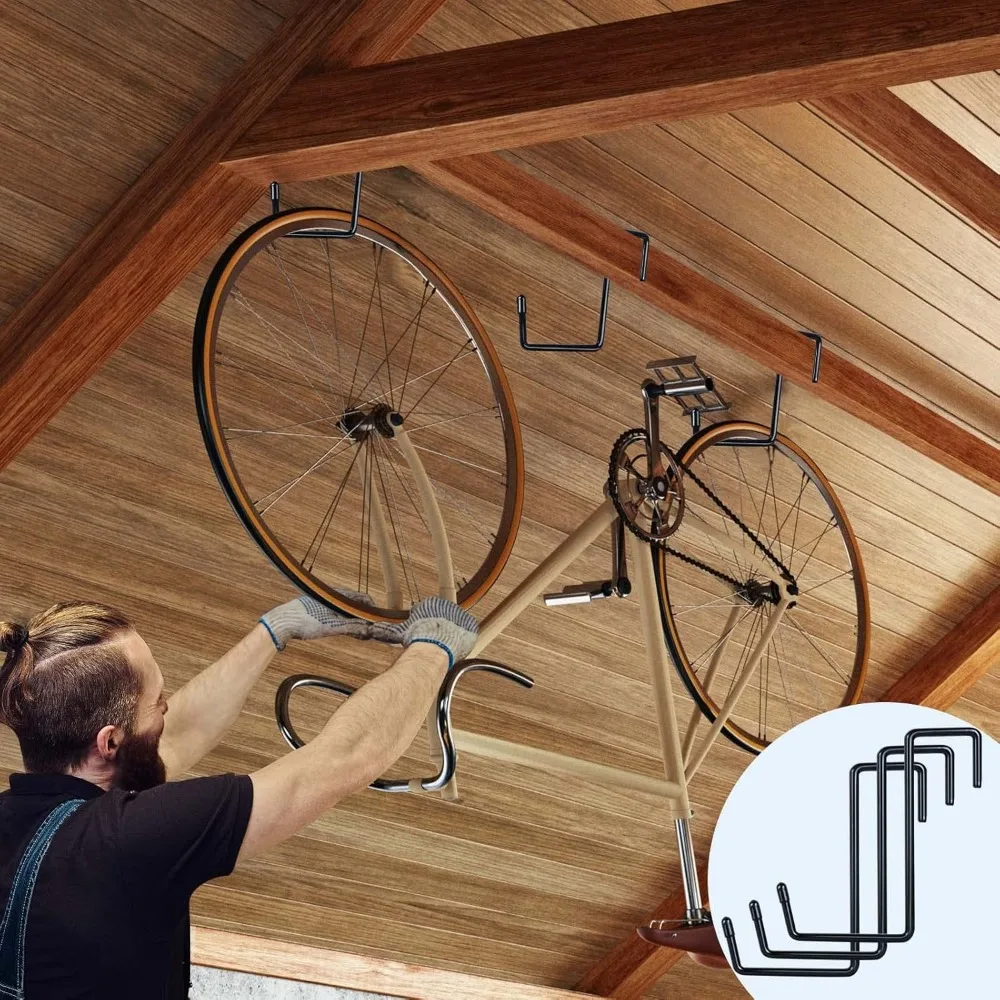 В упаковке Larg6 гаражных крючков сверхмощные большие S-образные крючки сверление