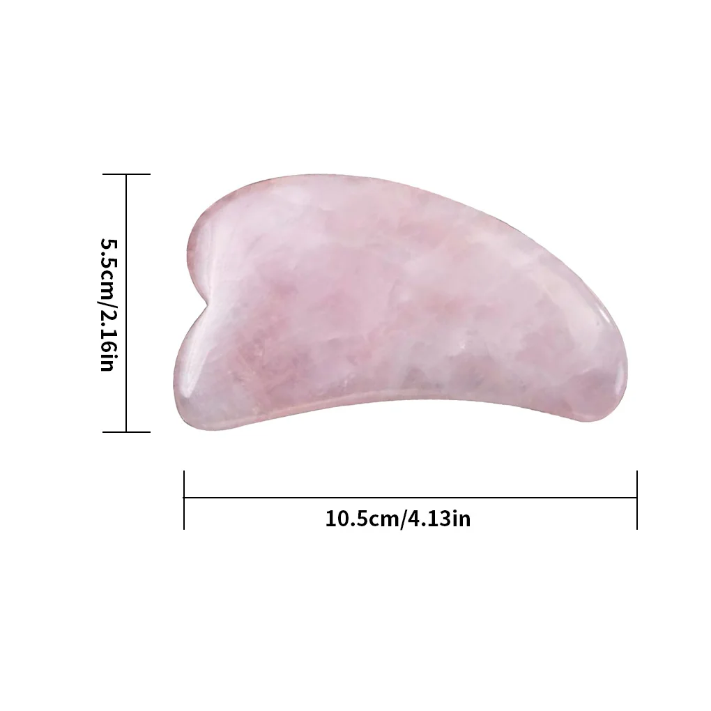 

Скребок массажный из натурального нефрита для гуаша, пластина кварцевый Нефритовый камень для лица, шеи, подтяжки кожи, удаления морщин, ухо...