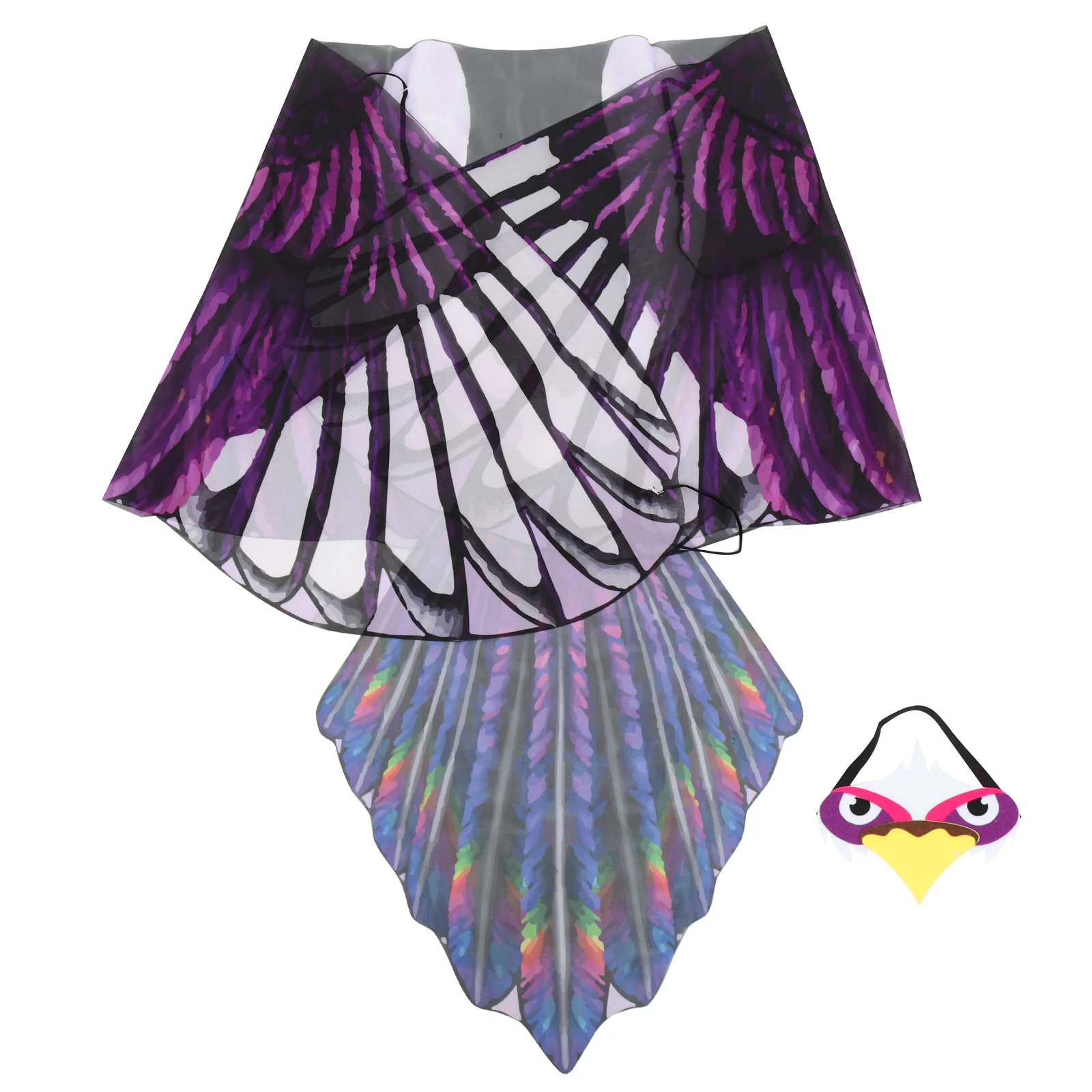 

Eagle Wings Photograph Prop Cosplay Party Wing-shaped Adornment Halloween Costumes Kids Chiffon Boy Child