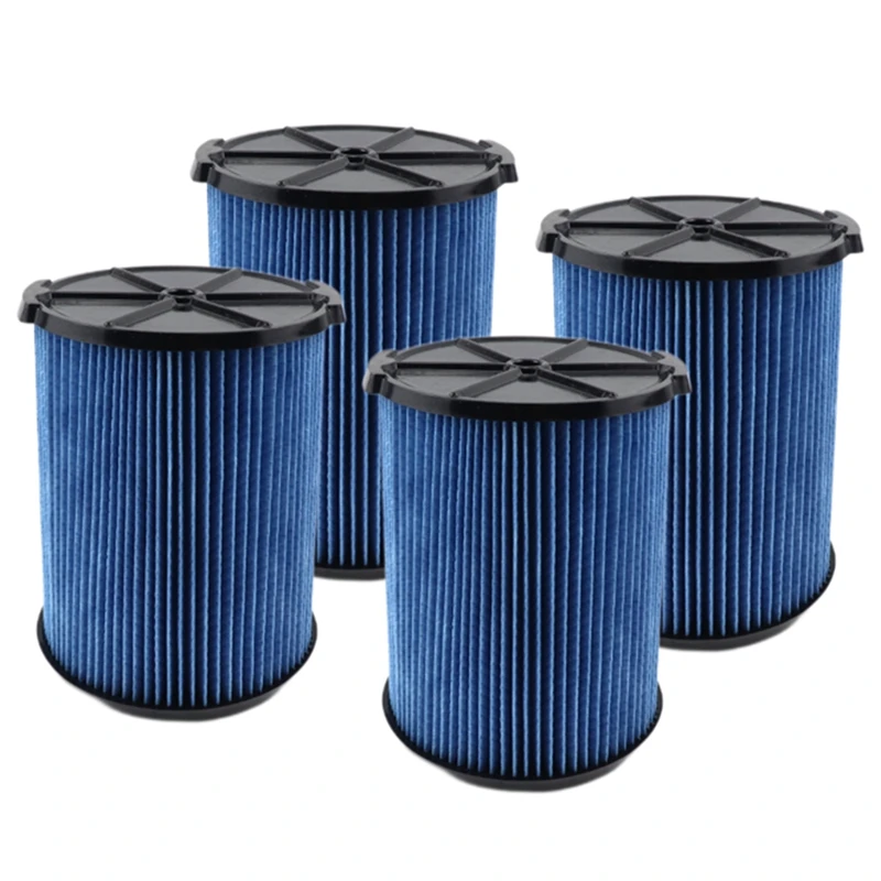 

4Pcs Filter For Ridgid VF5000 Vacuum Cleaner 3-Layer Pleated Paper Wet/Dry Vacuum Filter Vacuum Cleaner Parts Accessories