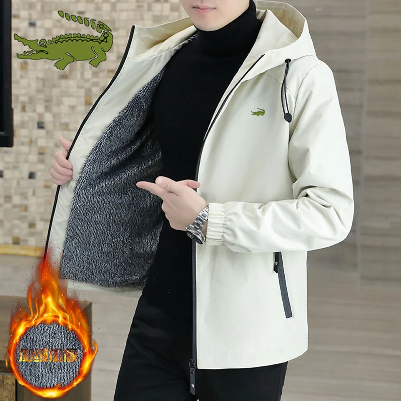 

Новинка Осень-зима Мужская модная плюшевая куртка с вышивкой CARTELO Мужская мода Повседневный спортивный уличный костюм для ржавчины осень и ...