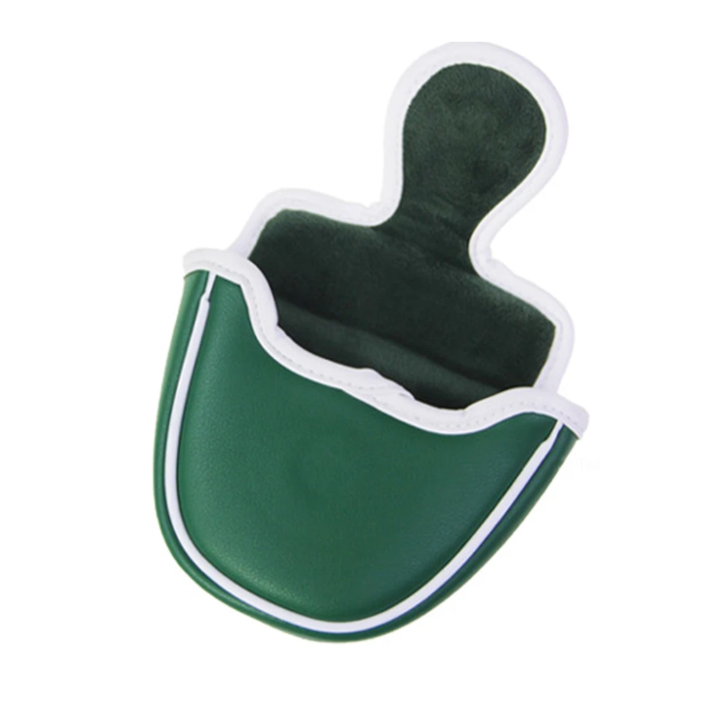 

Putter Cover Green Jacket Sports Spare Parts Simple Style Sporting Accessories Golfing Headcover Semicircle Golf Head Covers